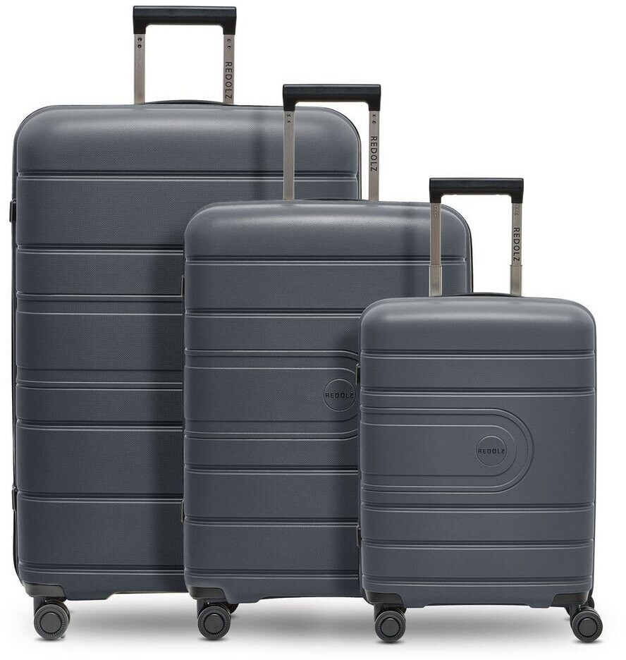 Redolz Essentials 11 4 roulettes Trolley de cabine 55 cm avec soufflet d'extension olive | sur