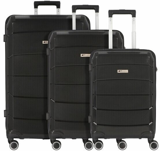 Cocoono Cagliari 4-Wheel-Trolley Set 3-pieces black (12500-black)
