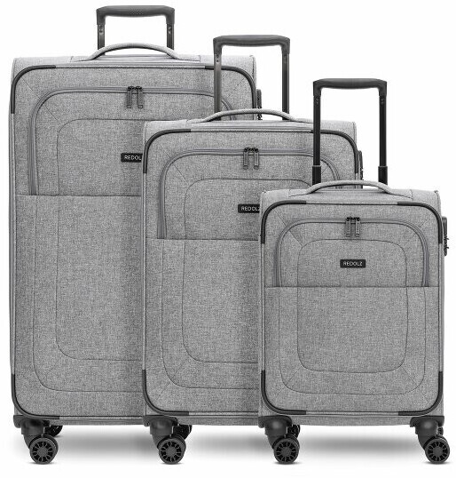 REDOLZ Essentials 12 4-Wheel-Trolley Set 3-pieces grey2 (RD12375-2-02)
