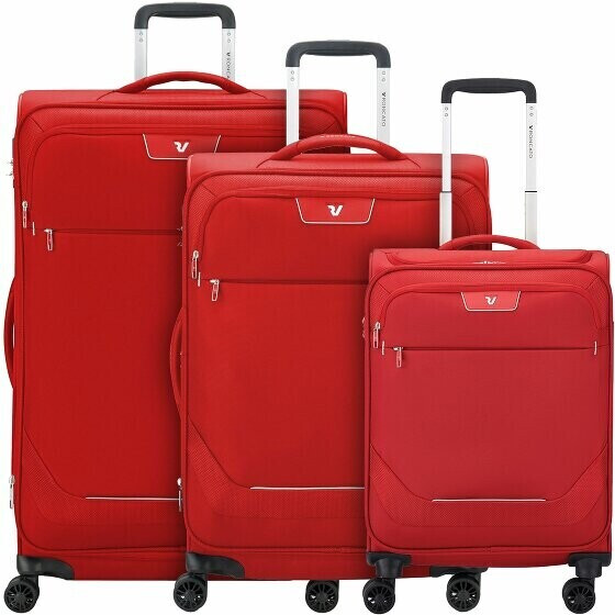 Roncato Joy 4-Wheel-Trolley Set 3-pieces rosso (416210-09)