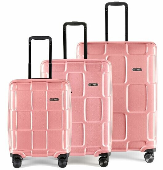 EPIC Crate Reflex 4-Wheel-Trolley Set 3-pieces crystalrose (ECX101-03-12)