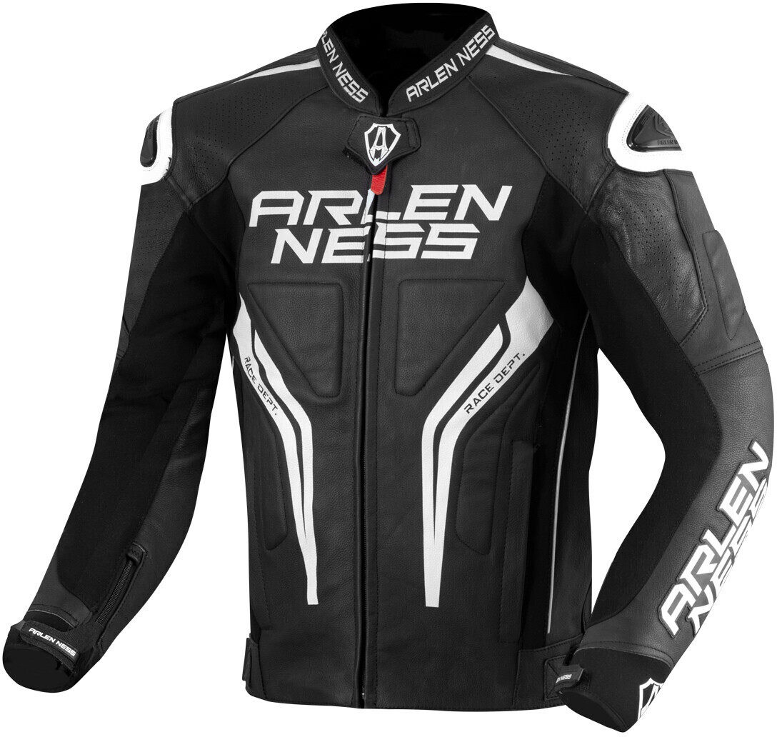 Photos - Motorcycle Clothing Arlen Ness Sugello Jacket black-white 