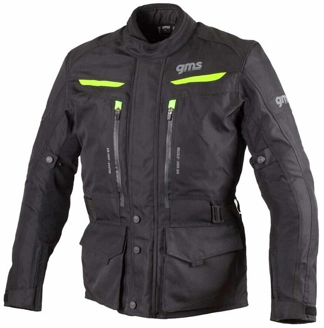 GMS Gear Jacket black-yellow