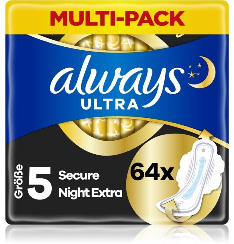 Always Ultra Secure Night Extra pads size 5 (4 x 16 pcs.)