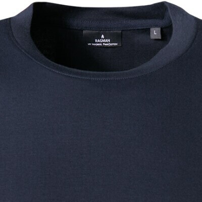 | bei Ragman 36,01 € mit Bündchen dunkelblau ab T-Shirt Preisvergleich (485780-711) Rundhals