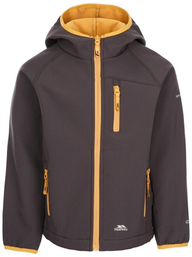 Trespass Kian Jacket dark grey yellow