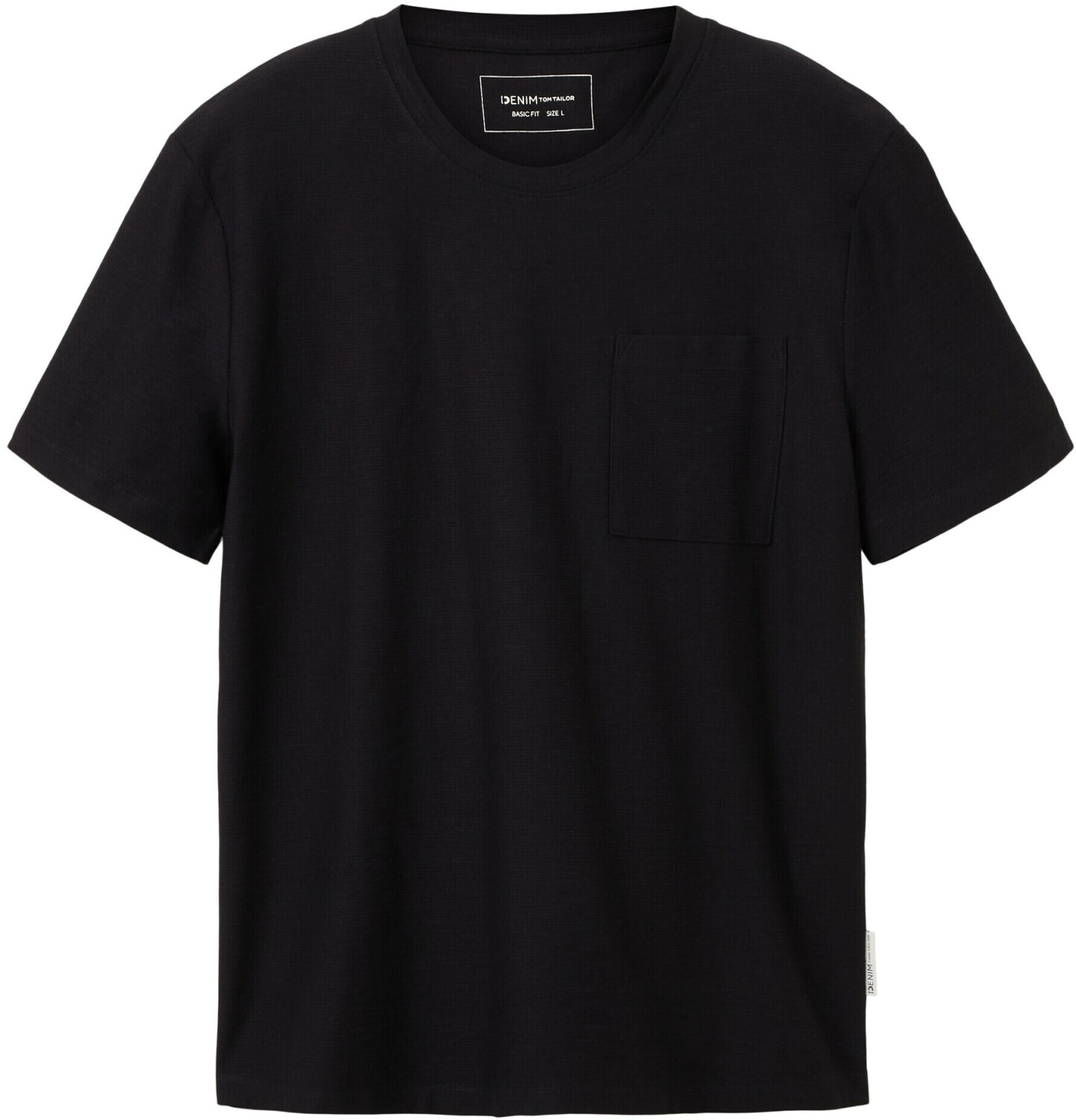 Tom Tailor Denim T-Shirt mit Brusttasche (1037203-29999) black ab 9,99 € |  Preisvergleich bei