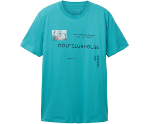 turquoise (1036452-31044) T-Shirt bei mit deep Preisvergleich ab Denim Print 8,22 | Tailor € Tom