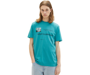 deep turquoise T-Shirt Tailor 8,22 | Tom € ab Preisvergleich (1036452-31044) mit bei Print Denim