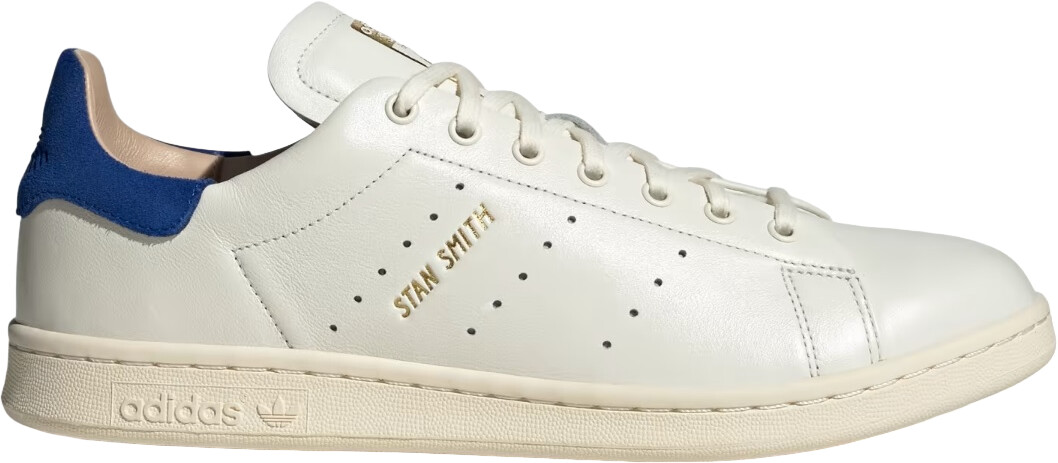 Adidas Stan Smith Lux off white cream white royal blue a 104 99
