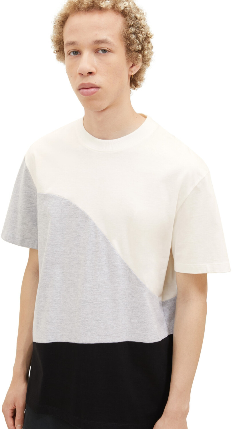 Tom Tailor Denim Mehrfarbiges T-Shirt white (1037671-12906) Preisvergleich € ab | bei 19,35 wool