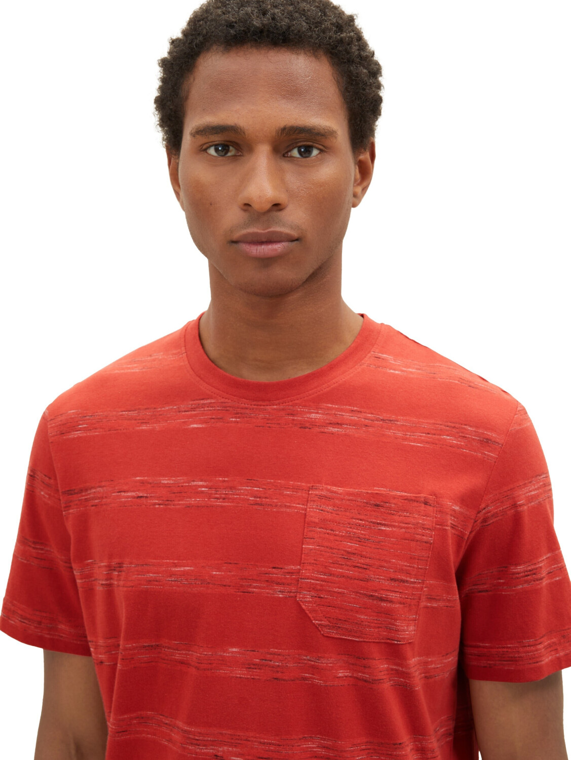 Tom Tailor soft (1037832-32436) Preisvergleich | T-Shirt velvet bei spacedye Gestreiftes red ab 16,89 €