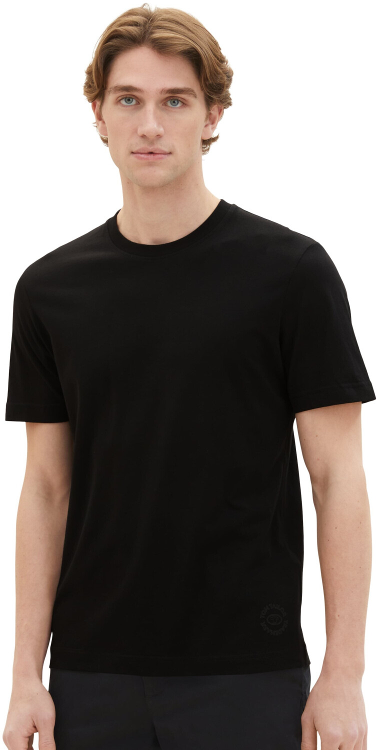 bei Basic Preisvergleich ab T-Shirt black Tom im Doppelpack € 17,99 Tailor | (1037741-29999)