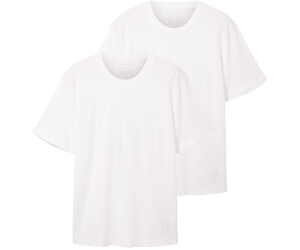 Tom Tailor Basic T-Shirt white 17,99 | Doppelpack Preisvergleich im bei (1037741-20000) ab €