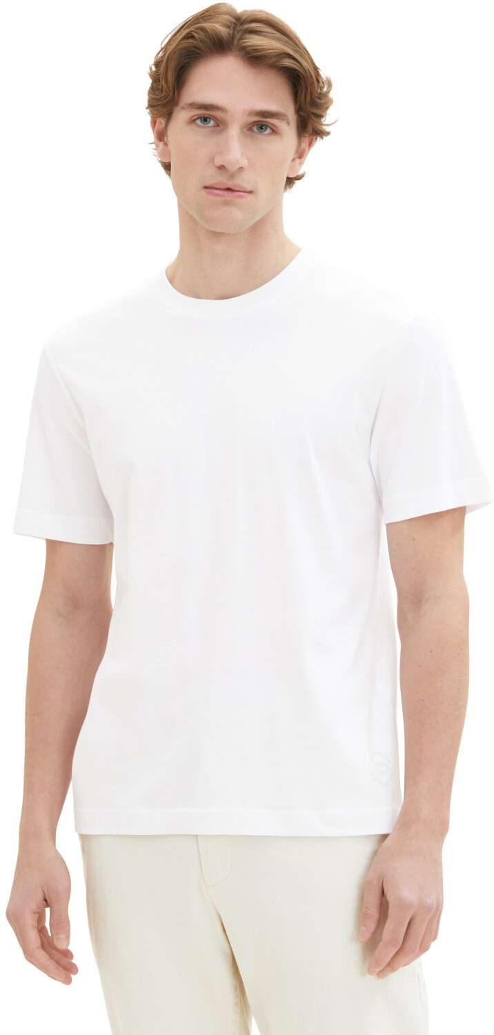 Tom Tailor (1037741-20000) im bei € T-Shirt 17,99 Preisvergleich Doppelpack | ab white Basic