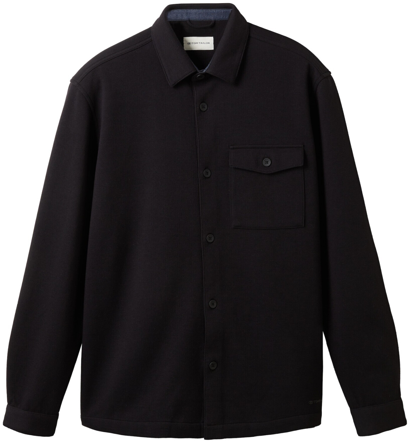 TOM TAILOR Damen Hemdjacke – Overshirt Im Regular Fit, Aus Baumwollmix, Mit Hornknöpfen