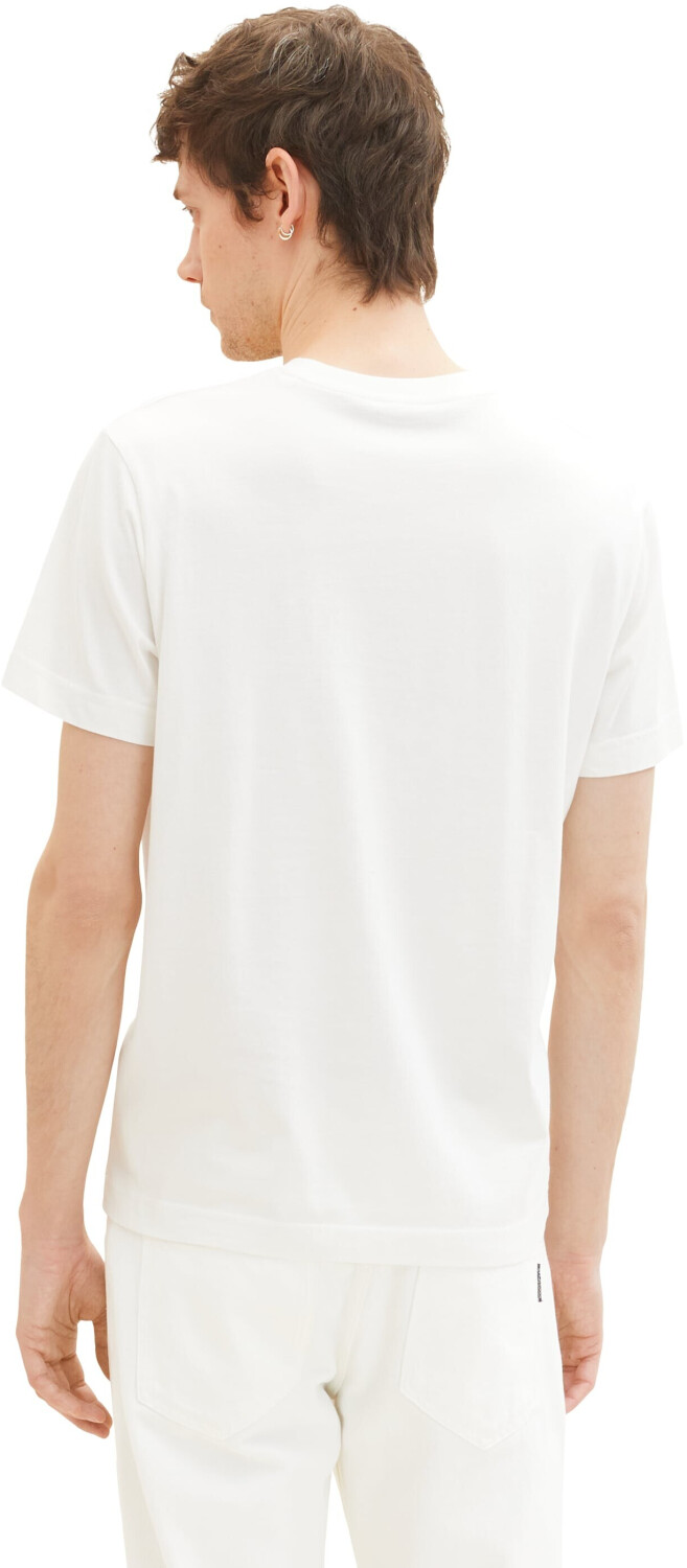 Tom Tailor T-Shirt mit Print white Preisvergleich bei off ab (1036431-10332) | € 7,47