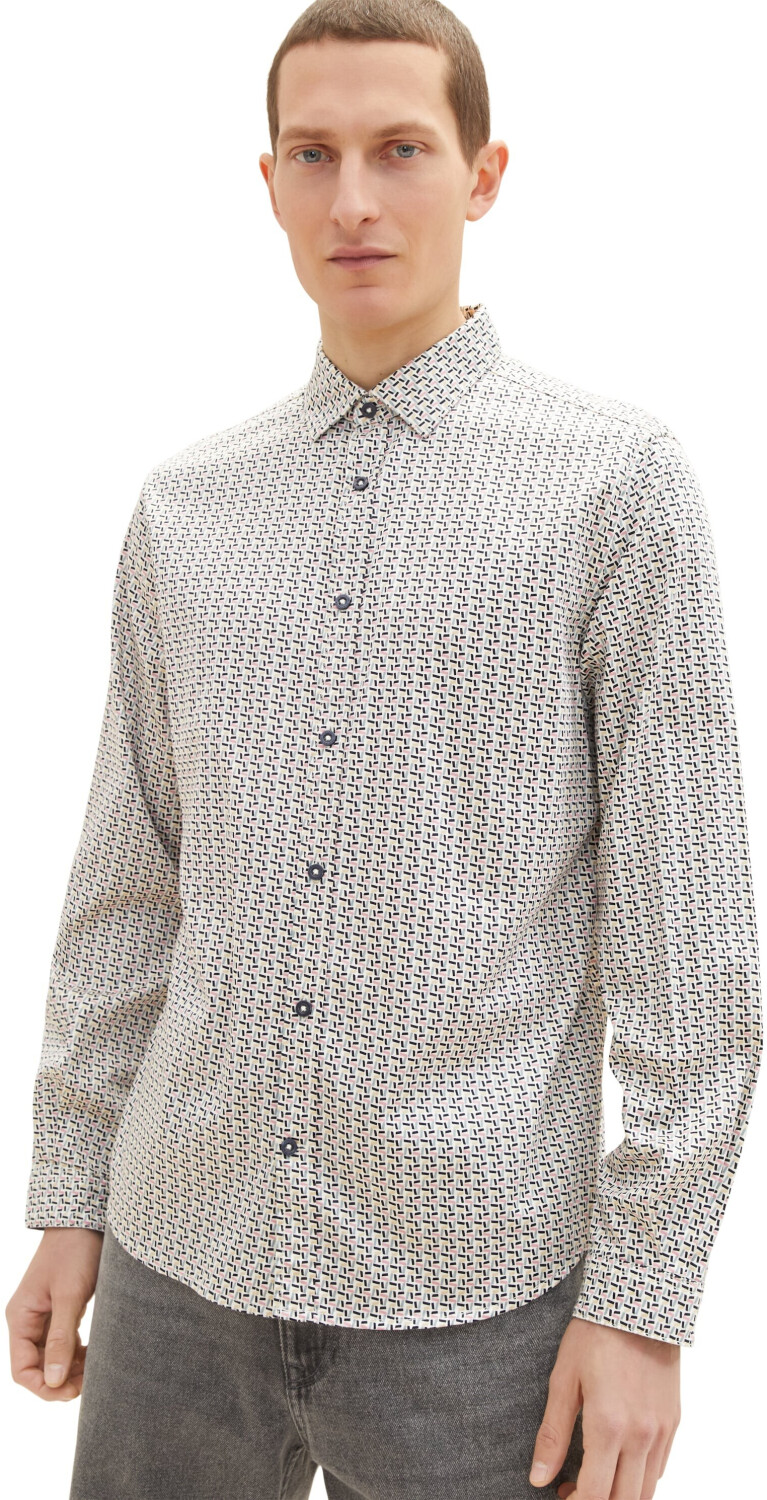 Hemd ab € design off 18,96 colorful Preisvergleich Tom white mit (1034890-31175) Allover-Print | bei Tailor