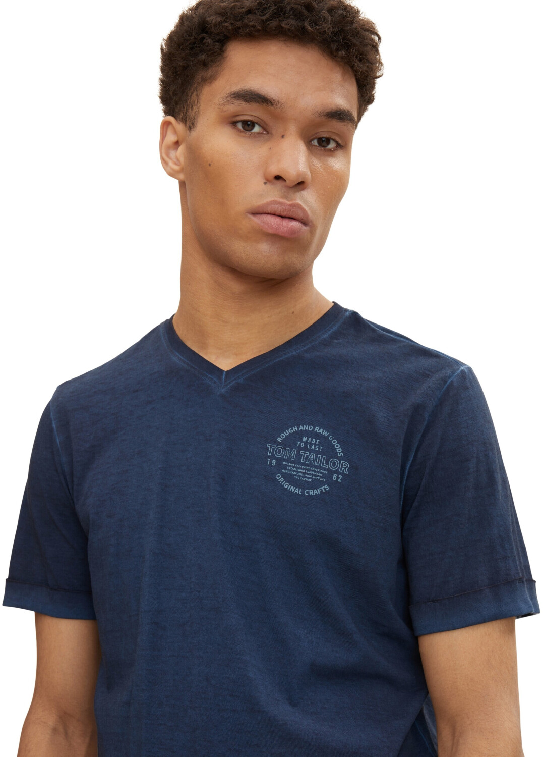 Tom Tailor T-Shirt mit Logo Print (1031572-10668) sky captain blue ab 5,43  € | Preisvergleich bei