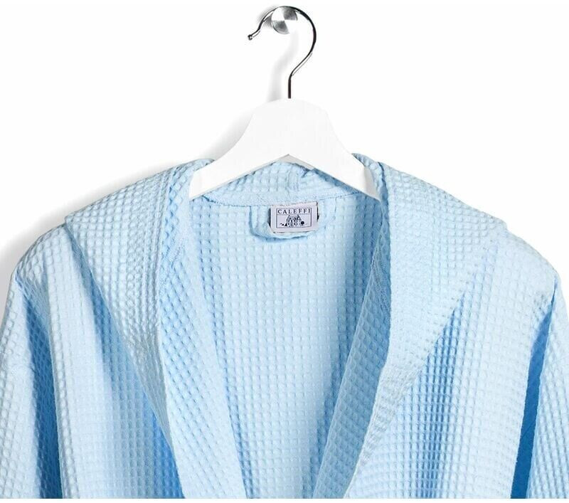 Caleffi S.p.A. Polo bathrobe light blue
