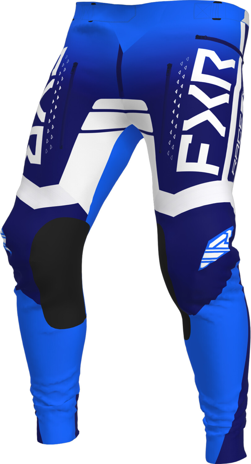 Photos - Motorcycle Clothing FXR Contender Off-Road Motocross Pants white-blue 