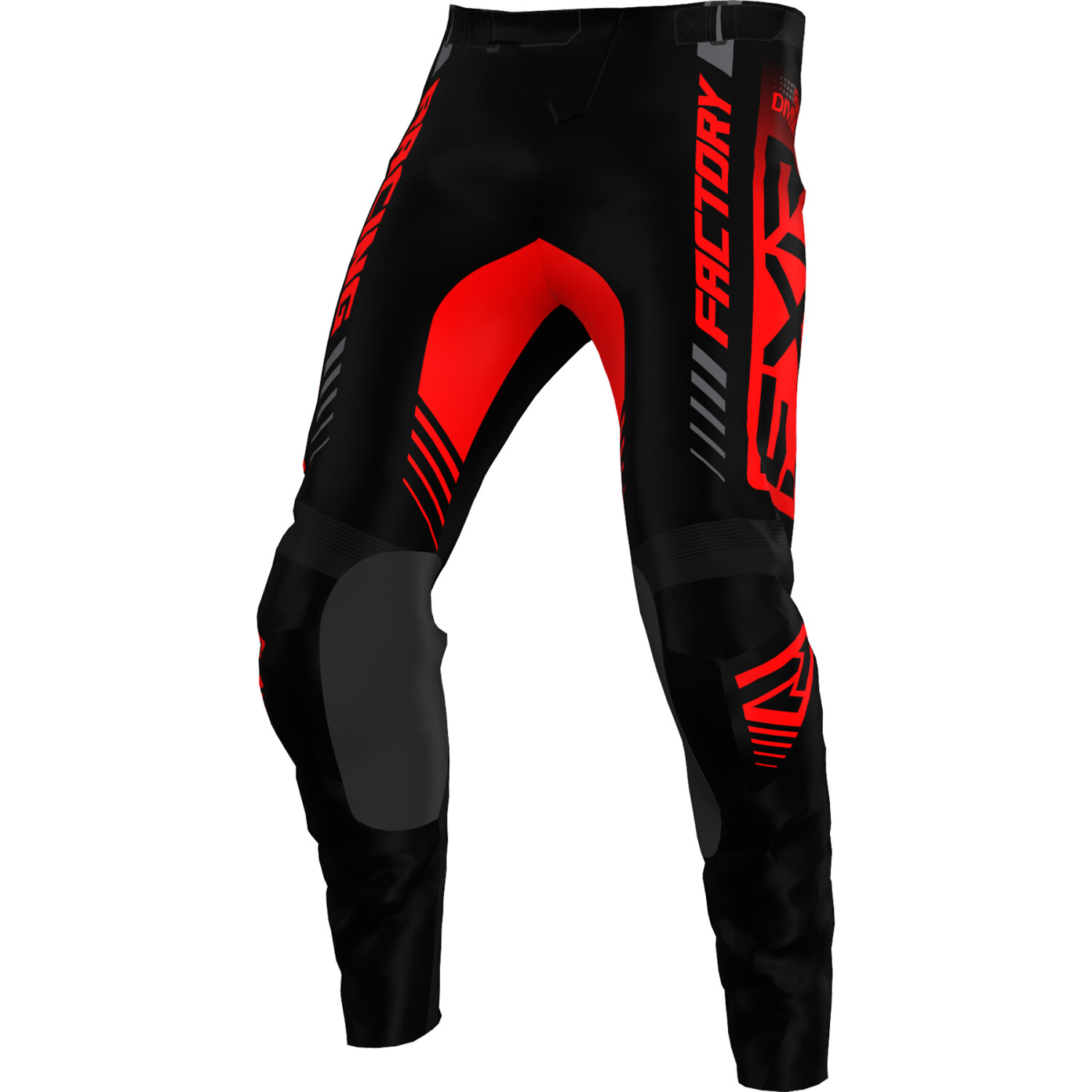 Photos - Motorcycle Clothing FXR Clutch Pro  Motocross Pants black-red  2023