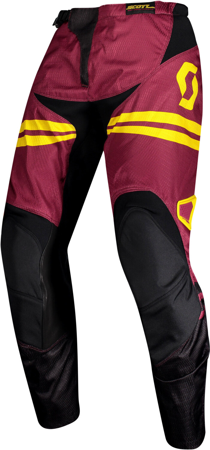 Scott 350 Race Regular Motocross Pants red-gelb