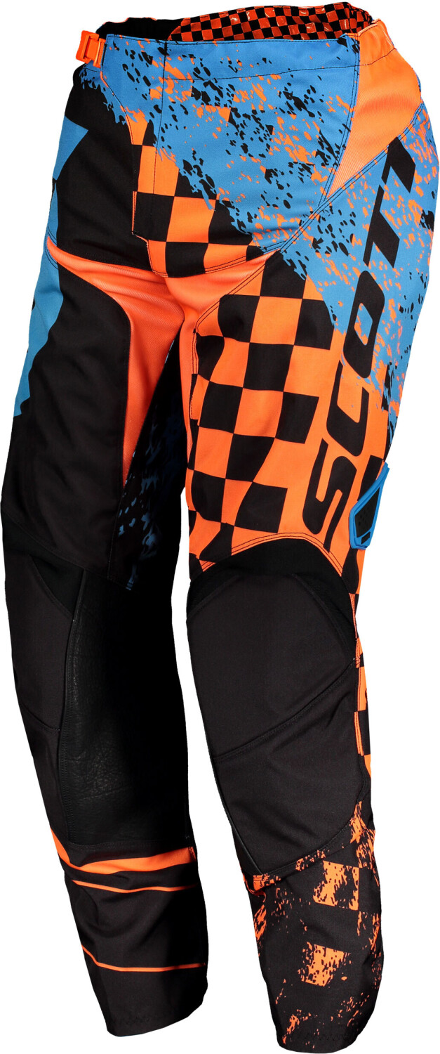 Photos - Motorcycle Clothing Scott Sports  350 Track Junior Motocross Pants  black/orange/blue  2018