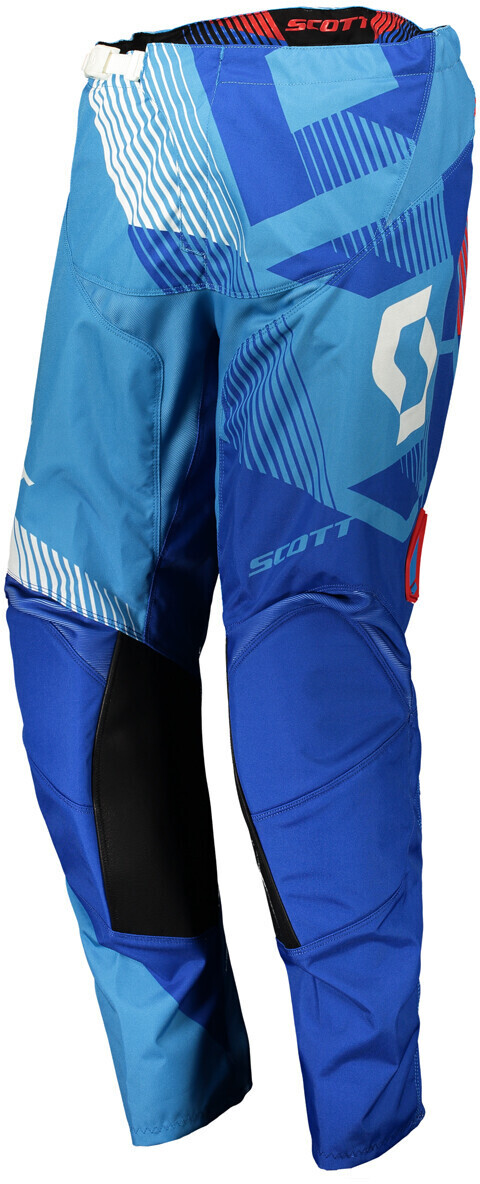 Scott 350 Dirt Motocross Pants 2018 white-blue
