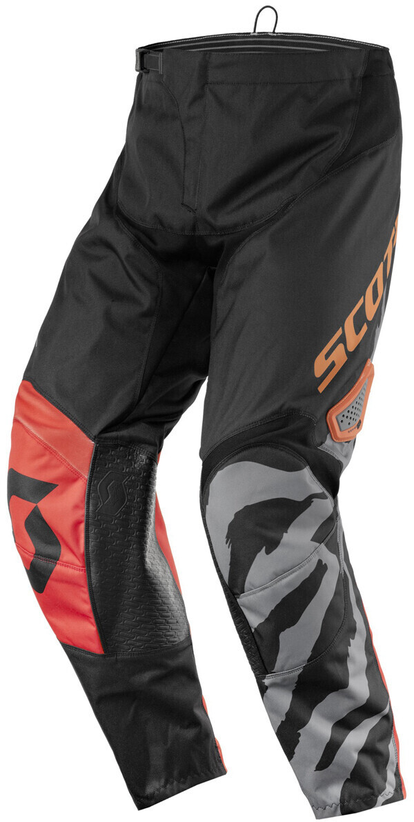 Scott Pantalon 350 Race Junior noir/rouge