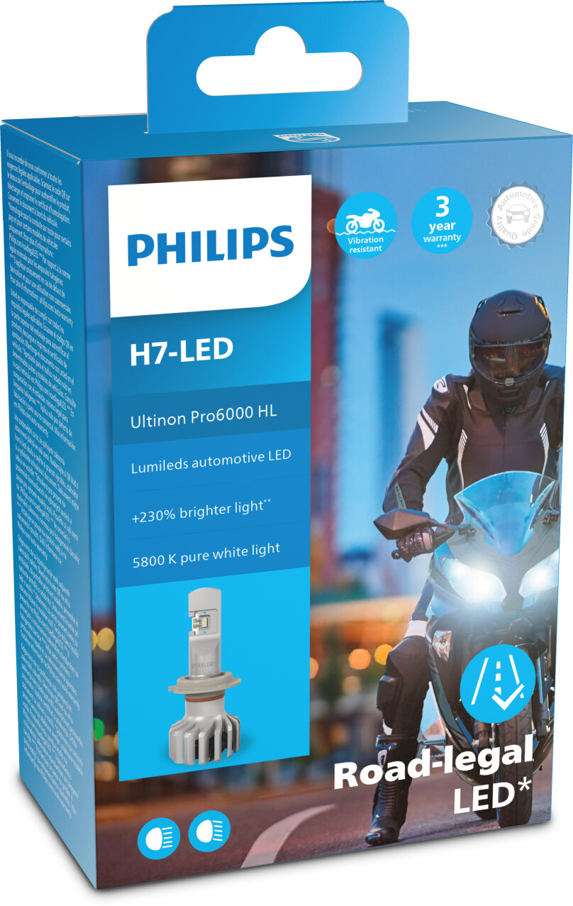 Philips Ultinon Pro6000 moto H7-LED (LUM11972U6000X1)