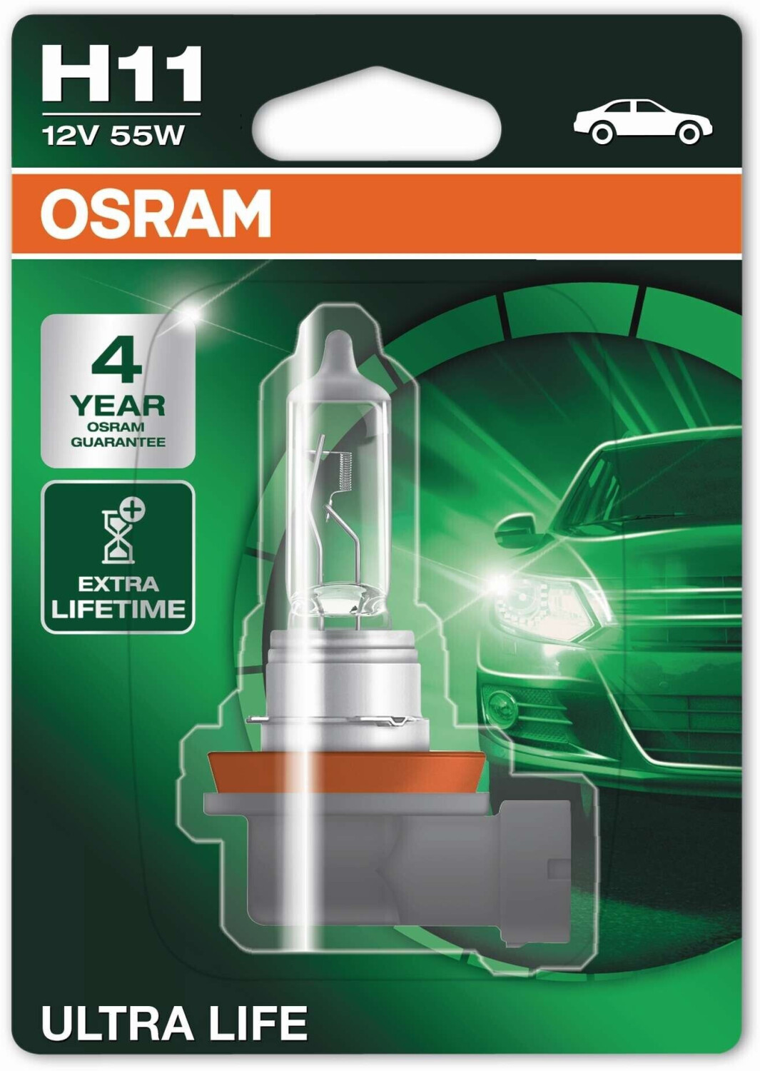 Osram Ultra Life H11 12V 55W Blister (64211ULT) au meilleur prix sur