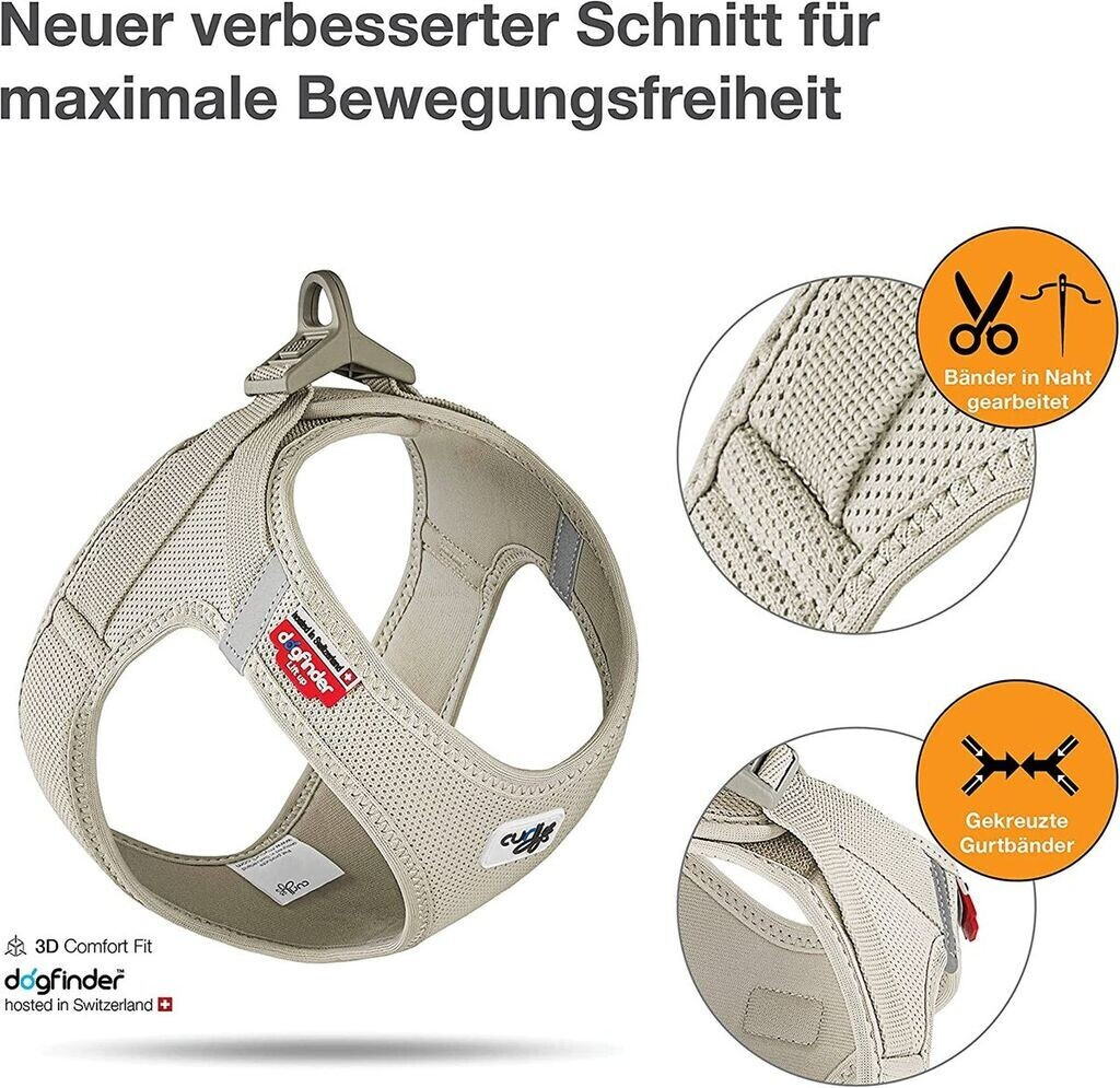 Curli Harnais pour chien tan 3XS