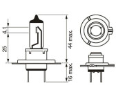 Ampoule / Halogène 12V 55W H7 PX26D - Flosser Megablue Type Xénon