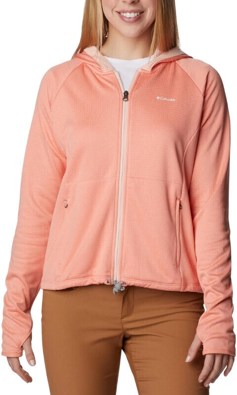 Columbia Boundless Trek Grid Fleece Women summer peach heather/peach blossom