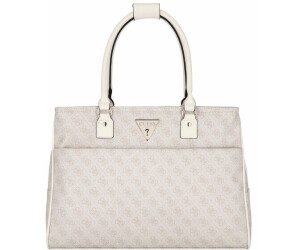 GUESS Jesco Shopper Tote Coal – Borsa Tracolla Grande Con Scomparto Laptop E Carrello