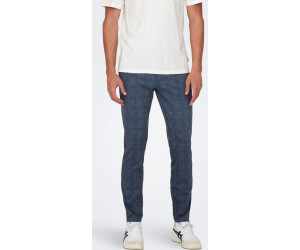ONLY & SONS ONSMAKR Check Pants HY GW 9887 NOOS Chino voor heren, jurk, blauwtinten, 31W / 32L ONLY & SONS ONSMAKR Check Pants HY GW 9887 NOOS Chino voor heren, jurk, blauwtinten, 31W / 32L