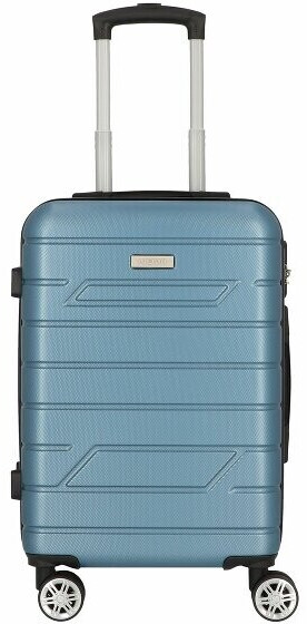 Nowi Bergamo 4-Wheel-Trolley 56 cm turquoise (5456-tuerkis)