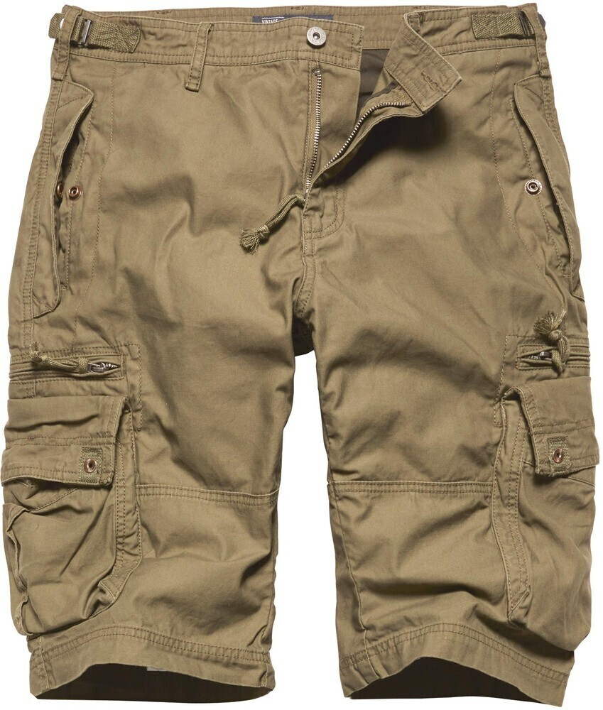 Vintage Industries Gandor Shorts dark khaki