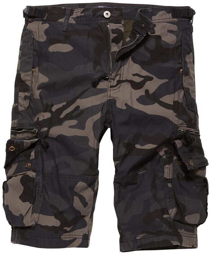 Vintage Industries Gandor Shorts dark camo
