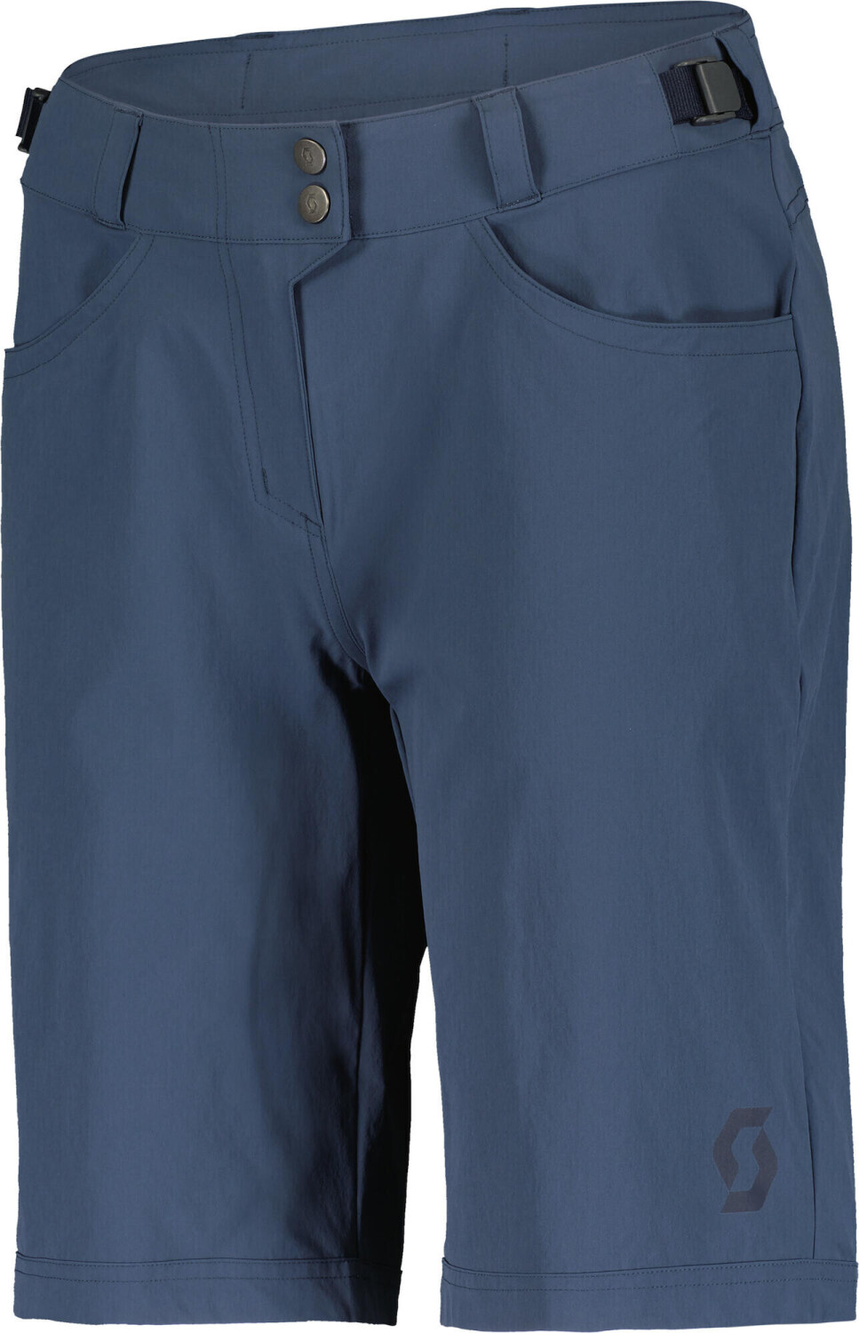 Scott Shorts W's Trail Flow With Pad metal blue