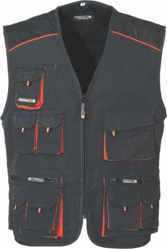 Terratrendjob Vest dark grey/black