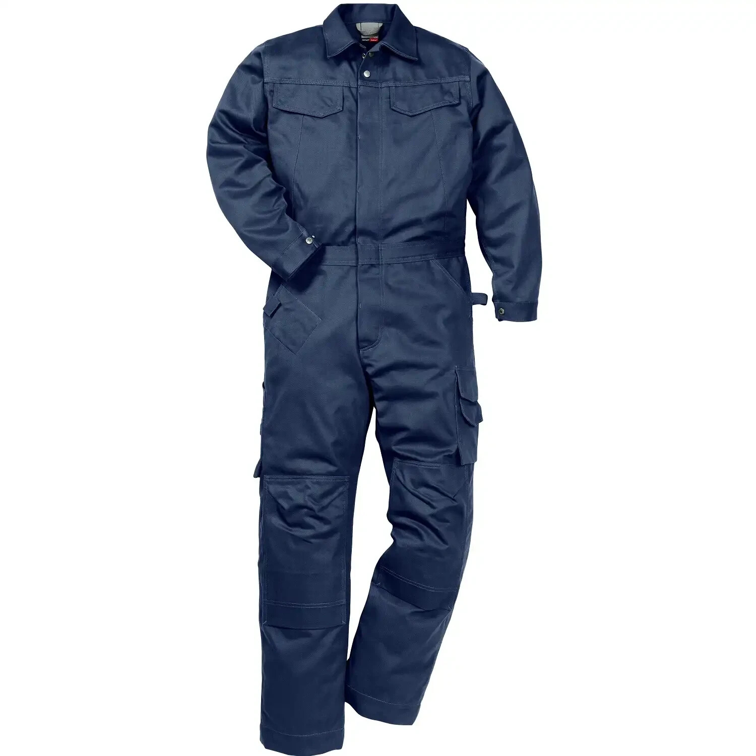 Kansas Kansas Industrie-Overall Icon One Baumwoll-Overall 82 KC mit Knietaschen Marineblau/TALL