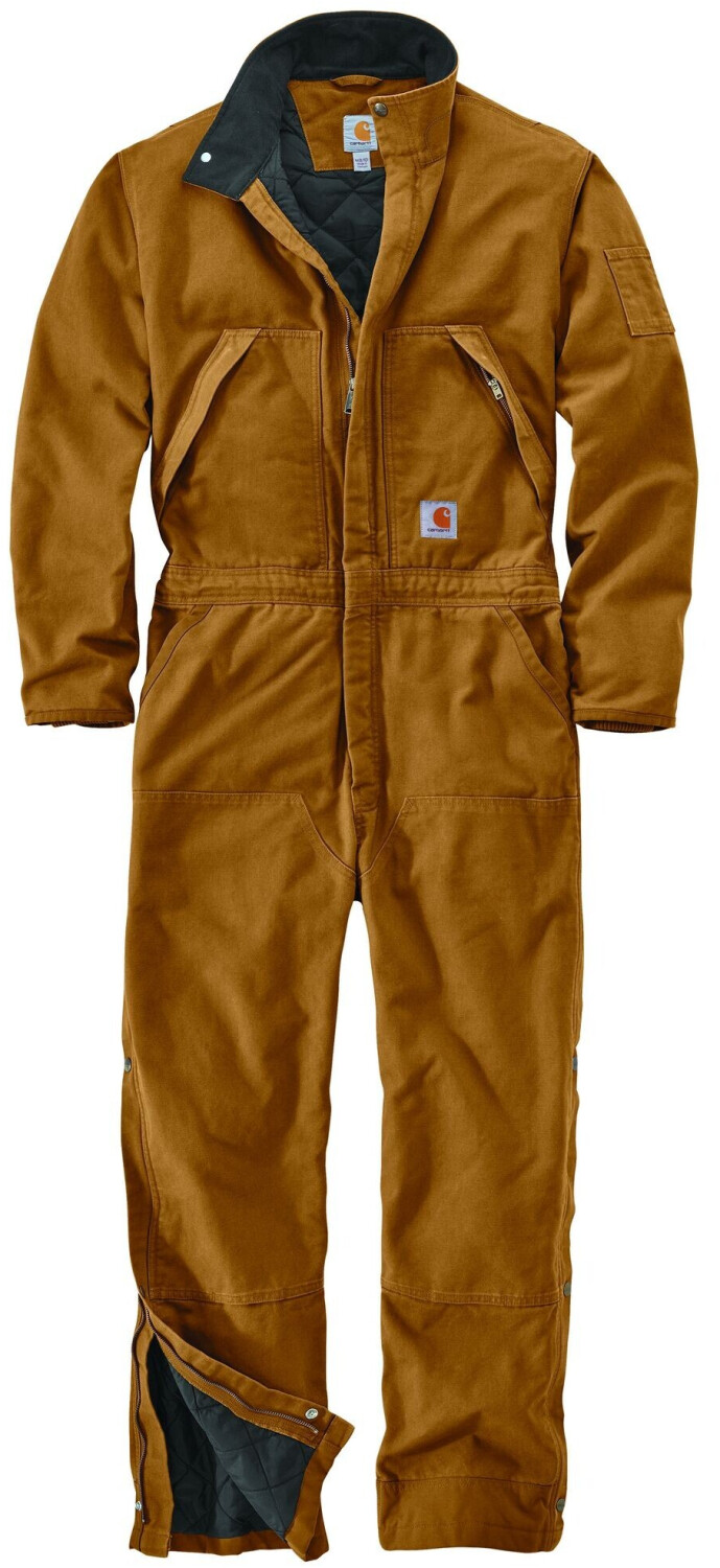 Carhartt Washed Duck Insulated Coverall Brown