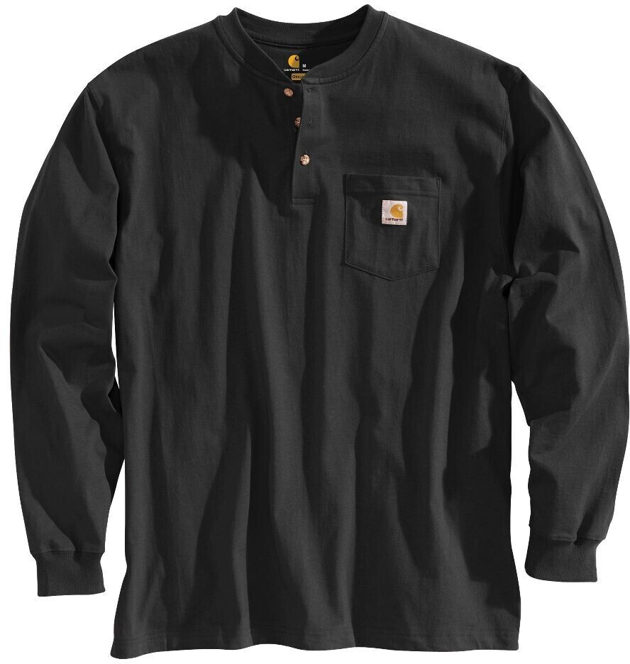Carhartt Longsleeve Workwear Pocket Henley L/S Black