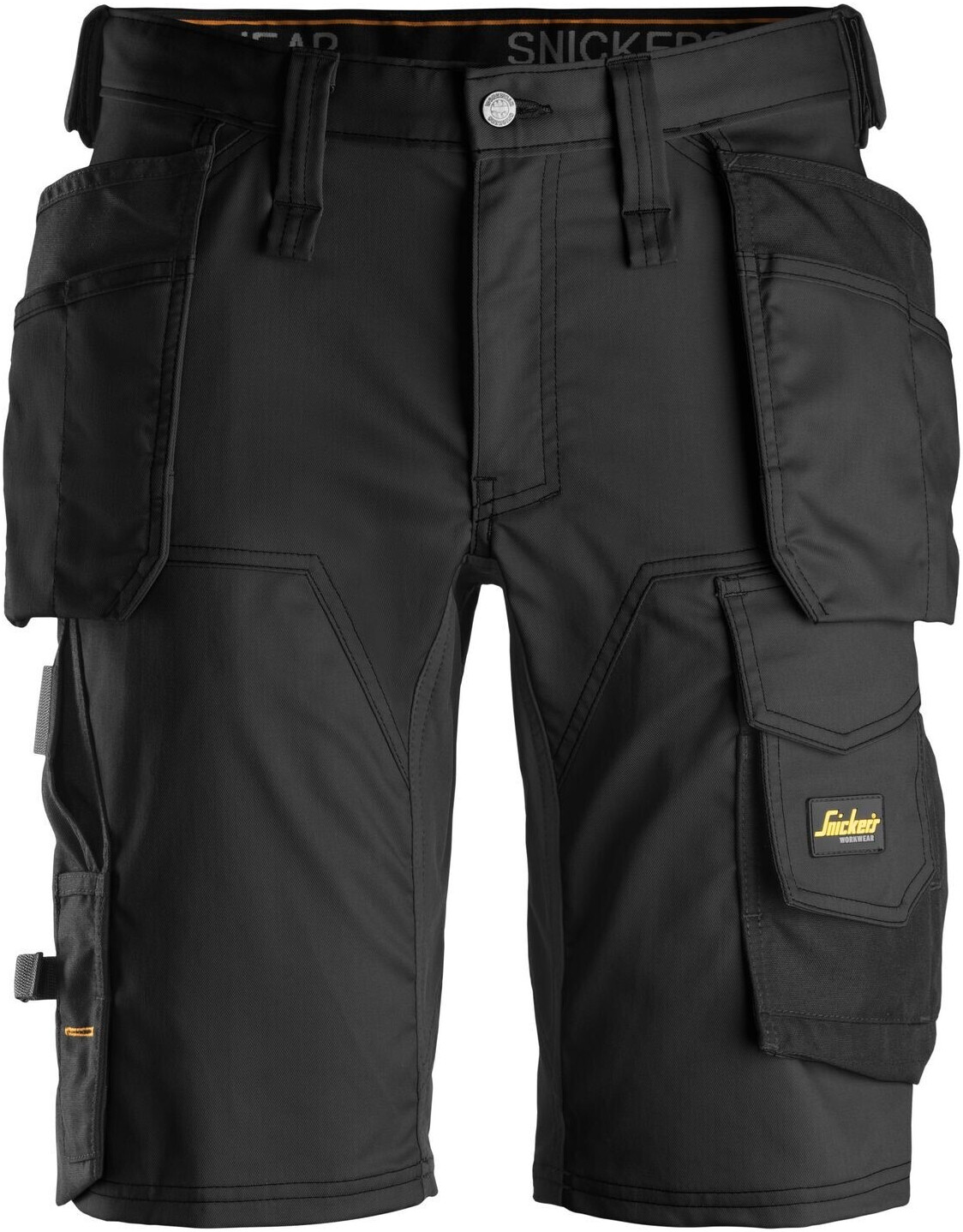 Snickers AllroundWork Stretch shorts m. Holstertaschen stahlgrey/black