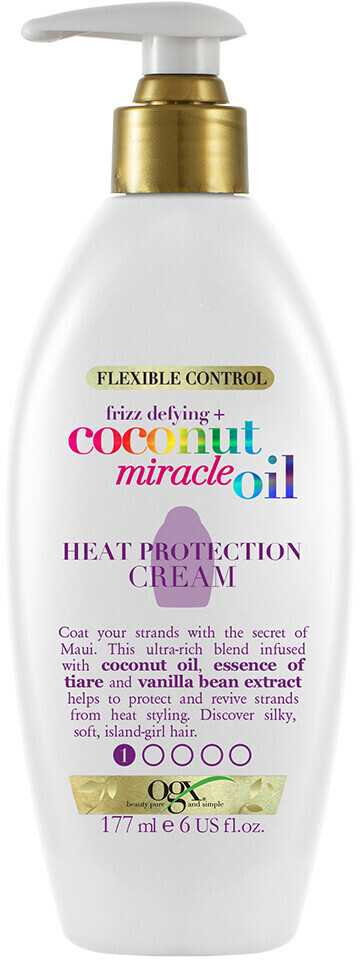 Photos - Hair Styling Product OGX Coconut Miracle Oil Heat Defense Cream  (177ml)