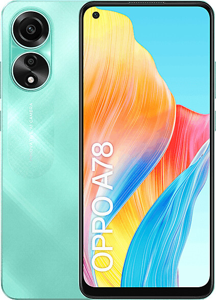 OPPO A78 4G 128 Go Aqua Green