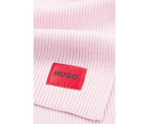 Hugo Schal aus Woll-Mix ab Preisvergleich mit Style 50502605 Saffa_scarf ONESI | 56,20 rotem € Hellrosa Logo-Label - bei