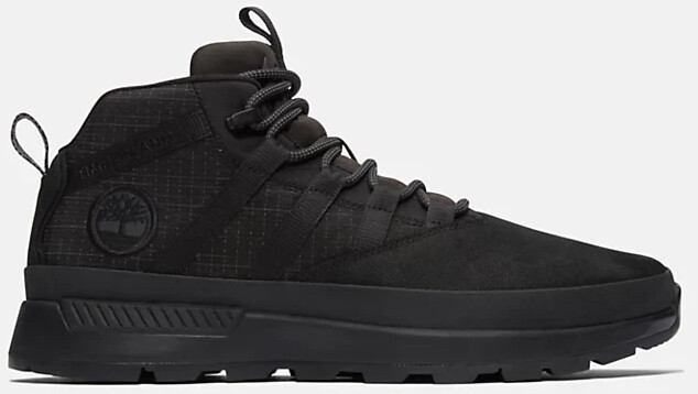 Black timberland trainer boots store